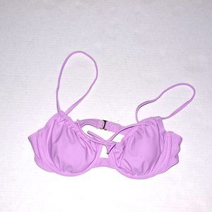 Xhilaration  Light Purple Underwire Swimwear Top Size Large